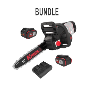 KIT Motosega a batteria brushless Kress (KG346) 40V 35 cm completo BUNDLE