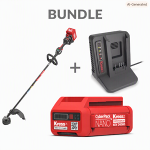 KIT Decespugliatore Kress (KC100.9) Commercial 60V – completo di batteria e caricabatteria