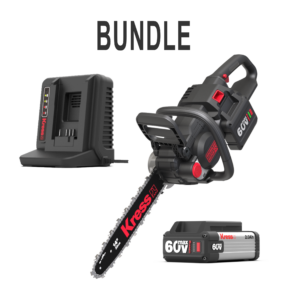 KIT Motosega a batteria brushless Kress (KG367E) 60 V 35 cm completo BUNDLE