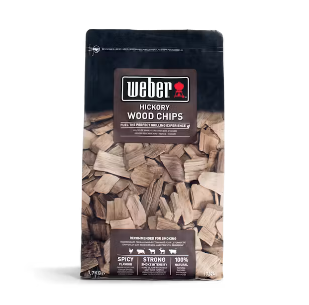 Weber Chips per affumicatura - hickory 0,7 kg codice art. #17624